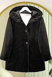 Peluş Kürk Kısa Kaban