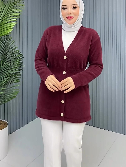 Yumoş Hirka Bordo Renk