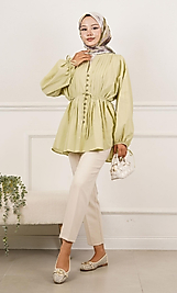 Yeni Stil Gömlek Takim Yeşil