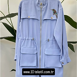 Yeni Sezon Tensel  İpek Kupra Bebe Mavi Kap