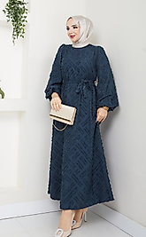 Yeliz Kadın Elbise – Lacivert