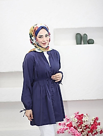 Poplin Lacivert Renk Takım