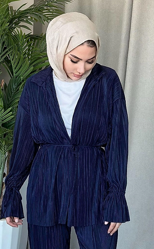 Kraş Desen Kadın Ceket