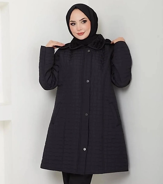 Ara Boy Kapitone İçi Kürklü Kaban