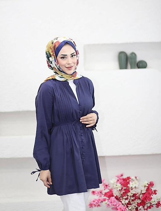 Poplin Lacivert Renk Takım